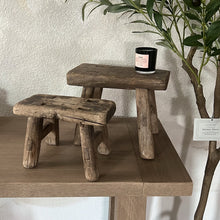 Load image into Gallery viewer, Vintage reclaimed stool - One of a kind