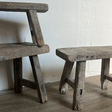 Load image into Gallery viewer, Vintage reclaimed stool - One of a kind