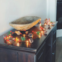 Load image into Gallery viewer, Holiday Garland with LED lights- Battery operated