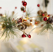 Load image into Gallery viewer, Holiday Garland with LED lights- Battery operated