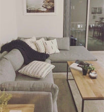 Load image into Gallery viewer, Throw Pillow Set 6, 18x18 Vegan leather throw pillow, Modern Minimal Accent Pillow Covers