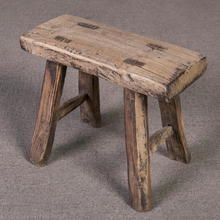 Load image into Gallery viewer, Vintage reclaimed stool - One of a kind
